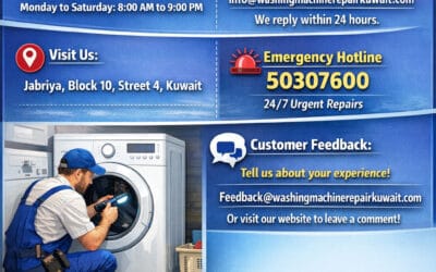 تصليح غسالات الكويت دليل شامل لخدمة سريعة واحترافية